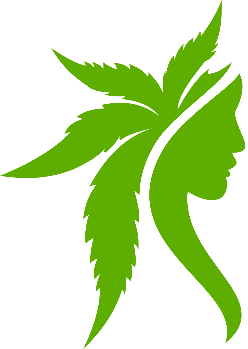 portrait of a womans head, the Mother Earth brand logo