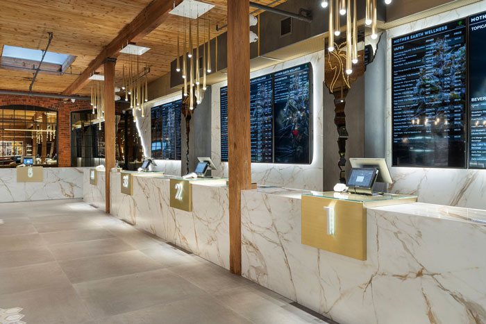 checkout counter at a dispensary